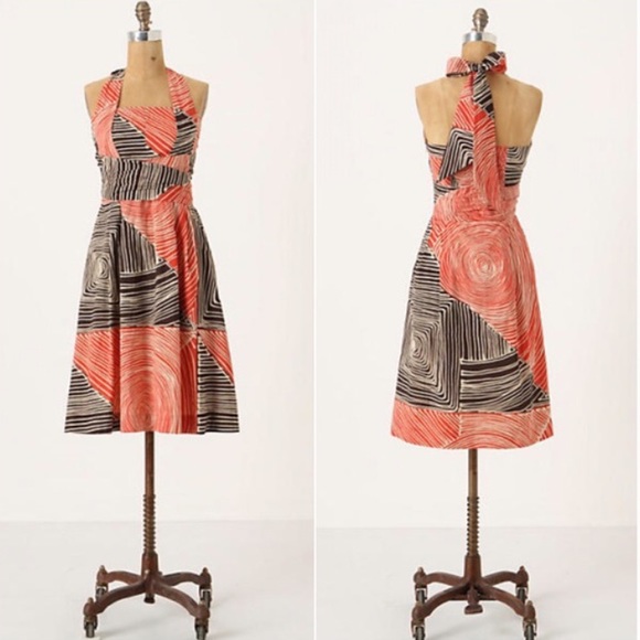 Anthropologie Dresses & Skirts - “Study Of Shapes” Halter Dress By We ❤️ Vera